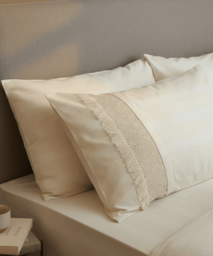 Sarıgıvrak Yastık Kılıfı (Tırnak Bağlı) 2 li 50×70Cm Kastamonu Dokuması