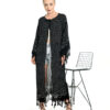 Kimono/Kaftan(Desen-33) Taş Baskı Pamuk