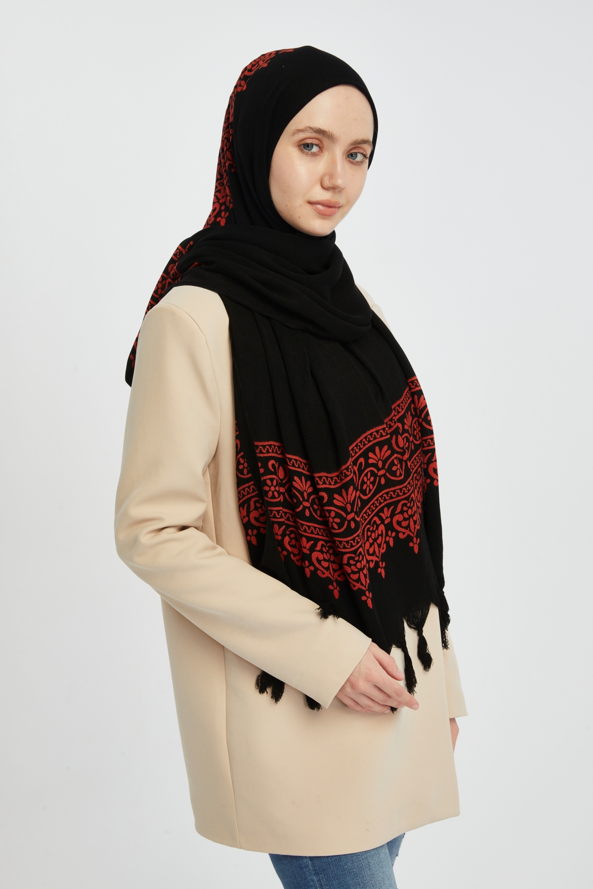 Şal (Desen-58) Taş Baskı - Görsel 3