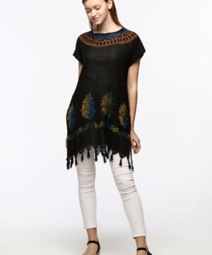 Bluz(Desen-8316) Taş Baskı Pamuk