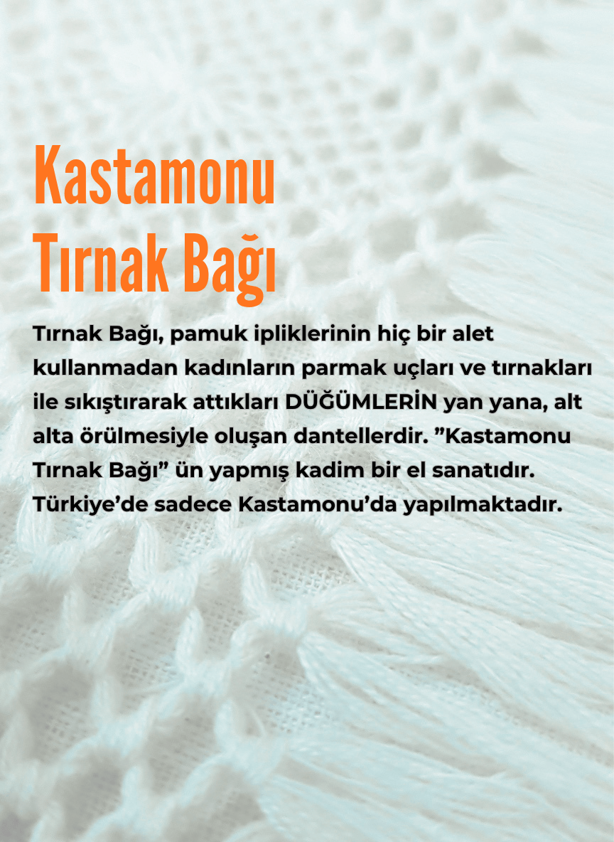 Tırnak Bağlı Sarıgıvrak Kastamonu Çarşafı - Görsel 9
