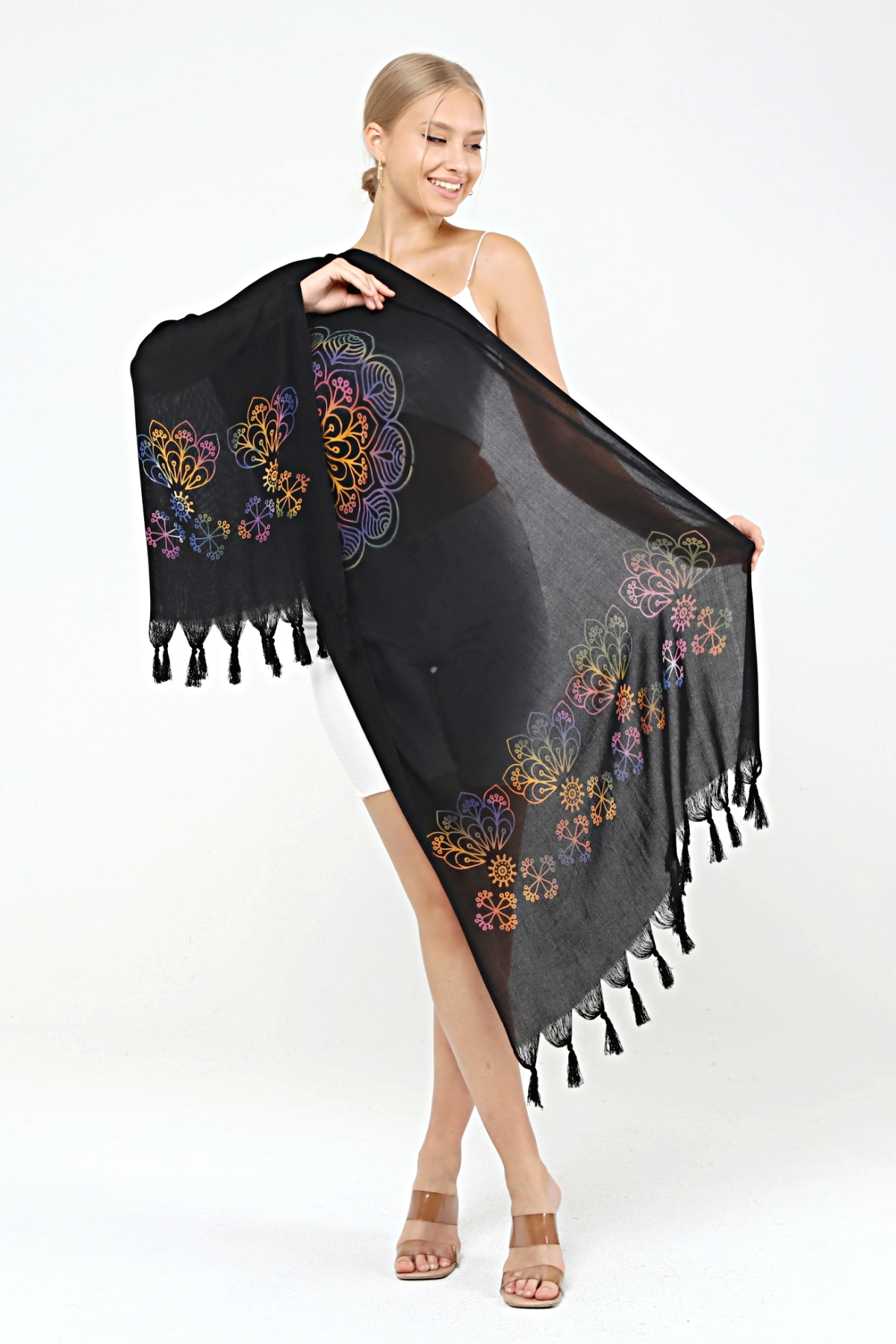 Şal (Desen-80) Taş Baskı - Görsel 6