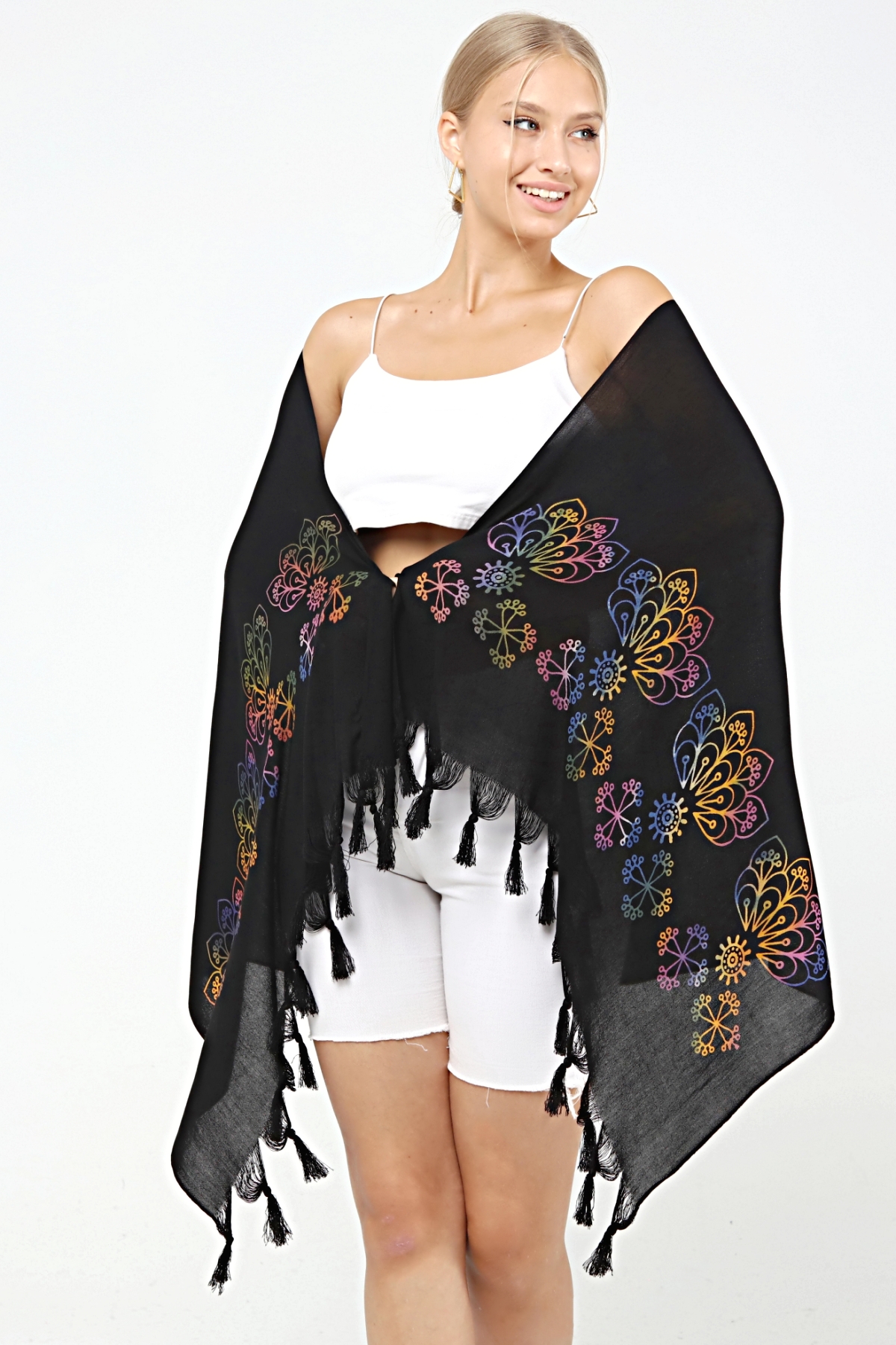 Şal (Desen-80) Taş Baskı - Görsel 8
