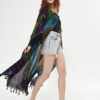 Kimono/Kaftan(Desen-82) Taş Baskı Pamuk - Görsel 3