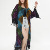 Kimono/Kaftan(Desen-82) Taş Baskı Pamuk - Görsel 5
