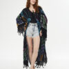Kimono/Kaftan(Desen-66) Taş Baskı Pamuk - Görsel 6