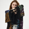 Kimono/Kaftan(Desen-66) Taş Baskı Pamuk - Görsel 11