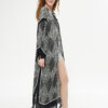 Kimono/Kaftan(Desen-44) Taş Baskı Pamuk - Görsel 9