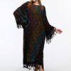 Önü KAPALI Kimono(Desen-124) Taş Baskı Pamuk - Görsel 7
