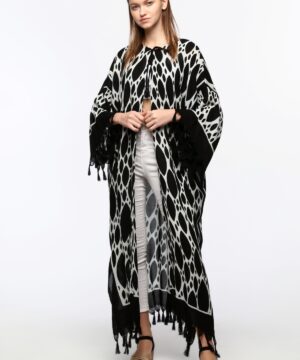 Kimono/Kaftan(Desen-11) Taş Baskı Pamuk