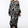 Kimono/Kaftan(Desen-11) Taş Baskı Pamuk - Görsel 5
