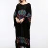 Önü KAPALI Kimono(Desen-128) Taş Baskı Pamuk - Görsel 2