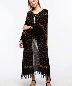 Kimono/Kaftan(Desen-78) Taş Baskı Pamuk