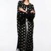 Kimono/Kaftan(Desen-72) Taş Baskı Pamuk - Görsel 5