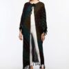 Kimono/Kaftan(Desen-70) Taş Baskı Pamuk - Görsel 2