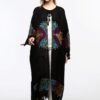 Kimono/Kaftan(Desen-80) Taş Baskı Pamuk - Görsel 5