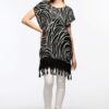 Bluz(Desen-8312) Taş Baskı Pamuk - Görsel 3