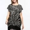 Bluz(Desen-8312) Taş Baskı Pamuk