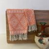 Peştemal-Peşkir 2'li Takım(Turuncu) Kilim Serisi Pamuk - Görsel 5