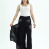 Etek Pantolon(Model-8820) Taş Baskı Pamuk - Görsel 5