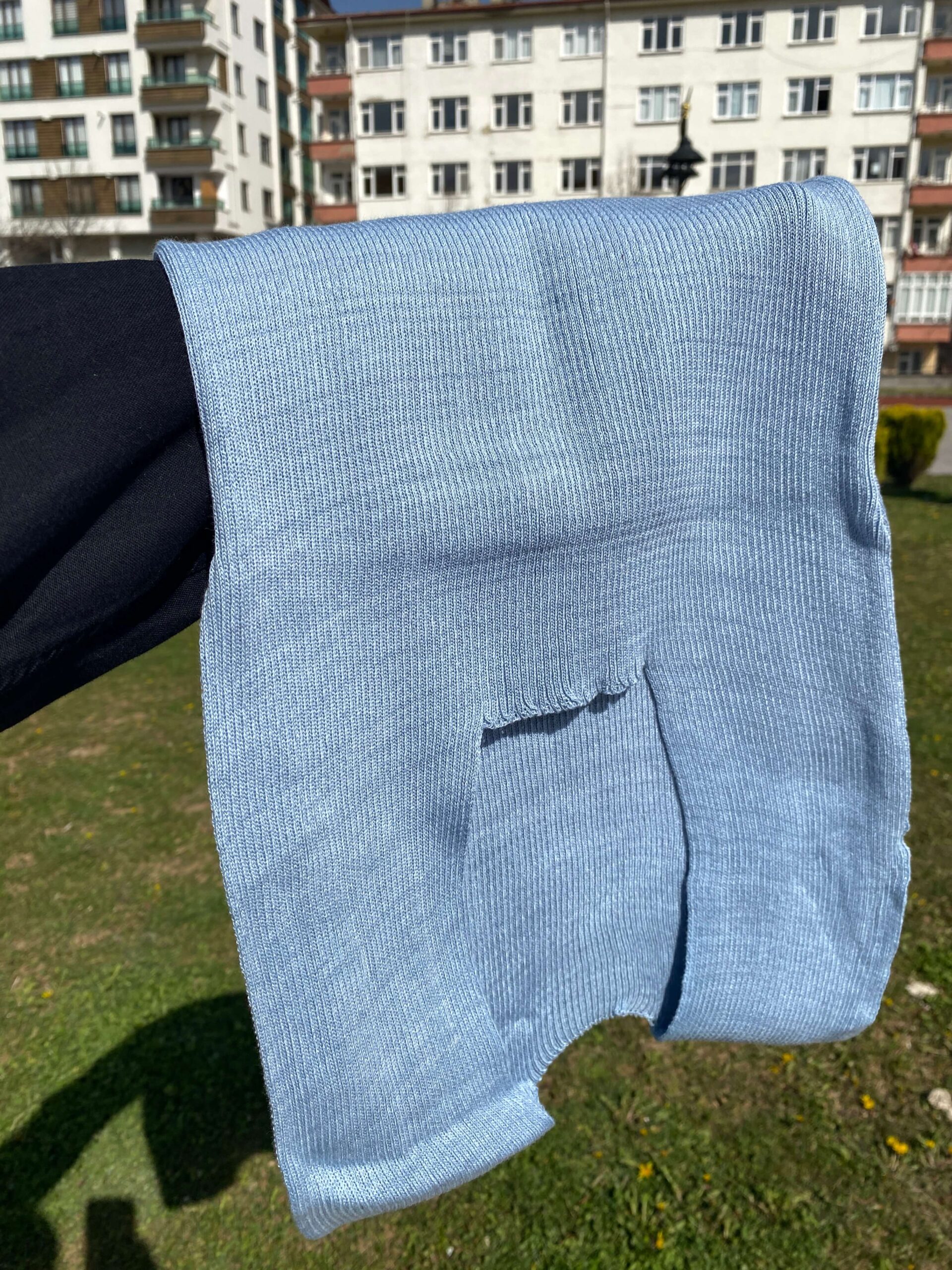 Kadın Kolsuz Atlet(Bahar Mavisi) Kastamonu Fanilası